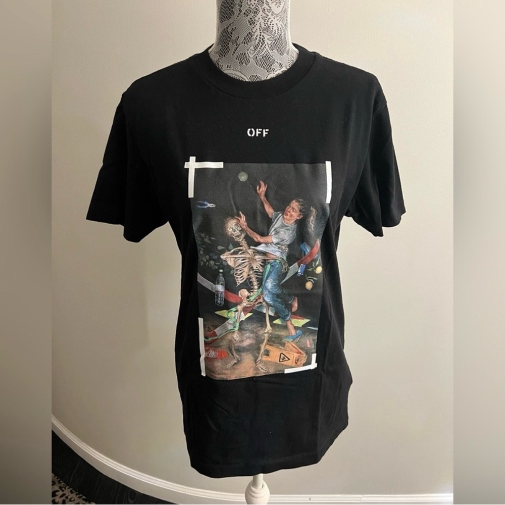 Off-White Black Graphic Pascal Tee - image 2